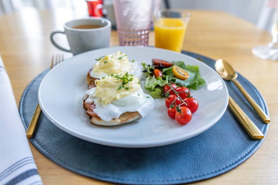 Eggs Benedict at the Inn at Stockbridge